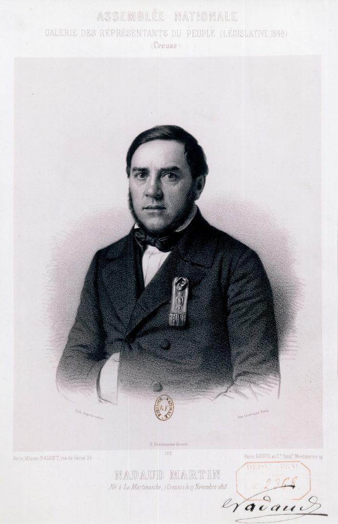 11 - Nadaud représentant du peuple 1849