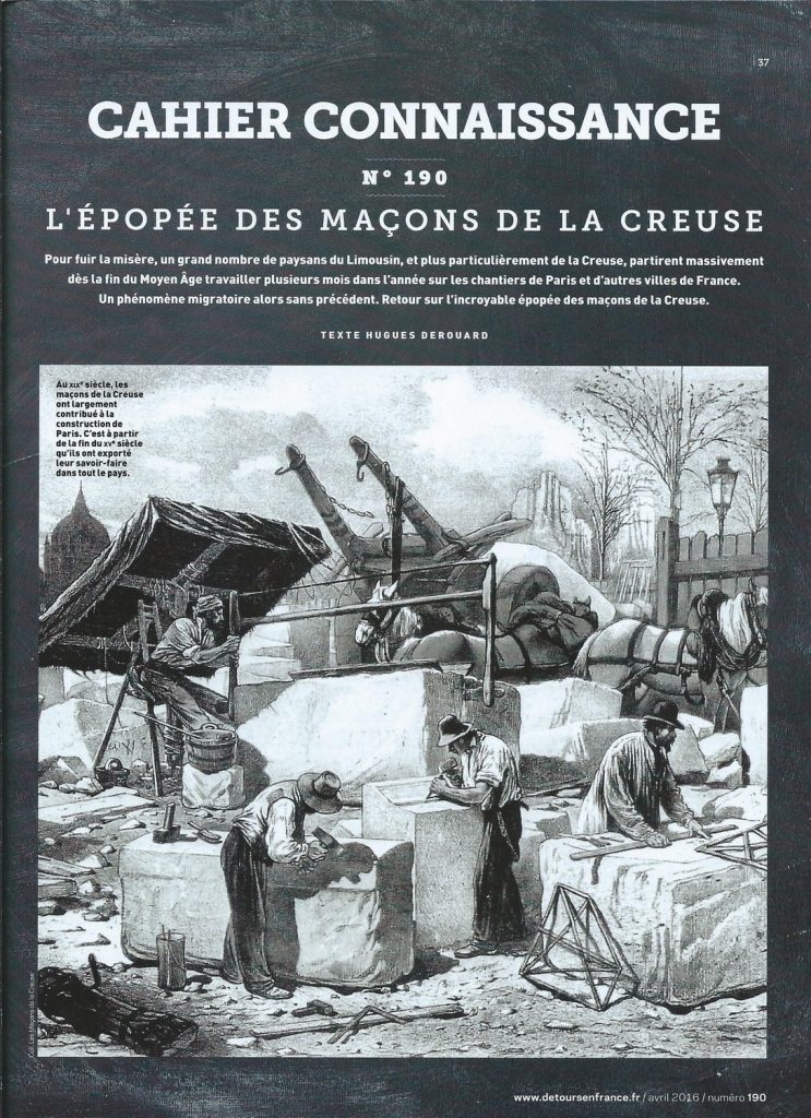 Détours en France N° 190 page cahier connaissance